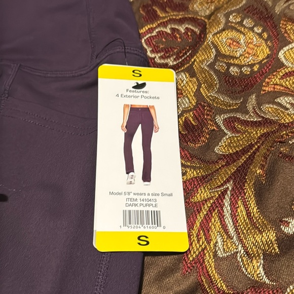 Skechers Ladies' GOWALK Dark Purple Pant Small Back Pockets ❤️ - Picture 3 of 14